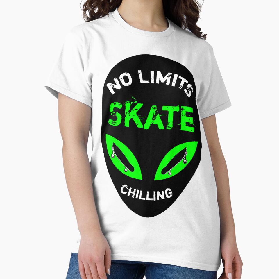 Skate Park No Limits - Skateboard No limits Shirt - skateboard apparel - Best Skateboard  Apparel (Image 2)
