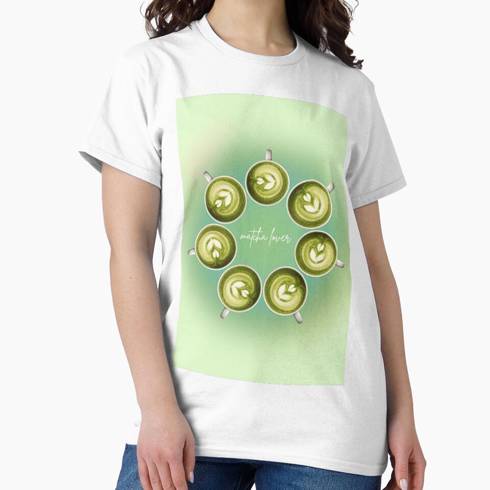 Hot Matcha Bliss – Cozy Green Tea Poster by jpb331 T-Shirts, Hoodie, Sweatshirt | BlankRebels.com (Image 2)