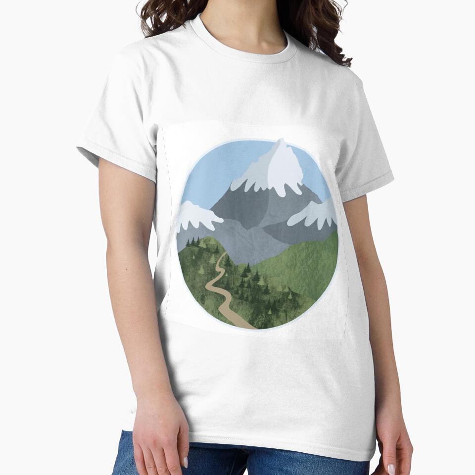 Mountains and pathway green grass and sky by theworld2021 T-Shirts, Hoodie, Sweatshirt | BlankRebels.com (Image 2)