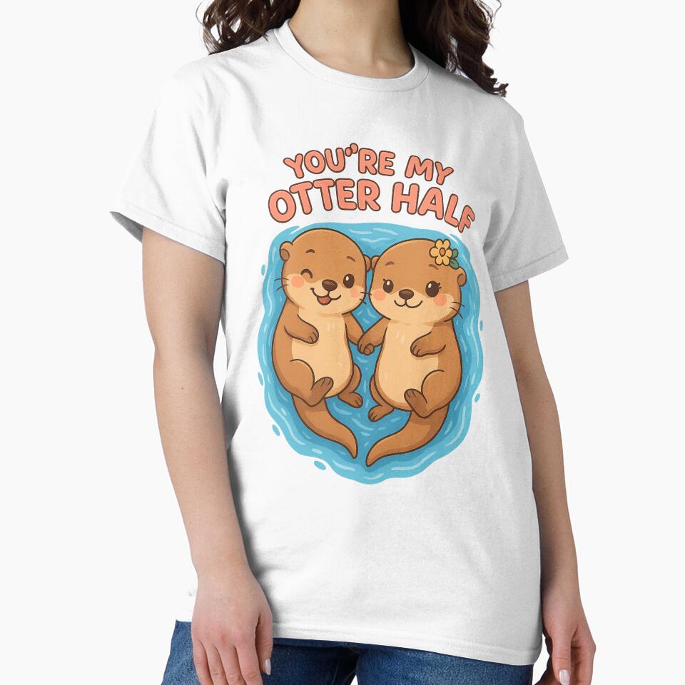 You’re My Otter Half by Moons Studio T-Shirts, Hoodie, Sweatshirt | BlankRebels.com (Image 2)