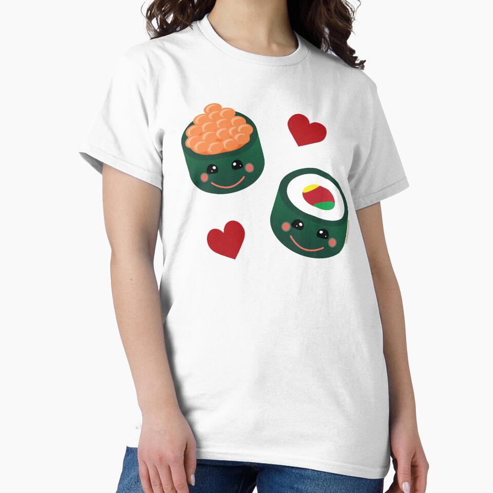 Kawaii Maki Design | Sushi by OhBoyLoveIt T-Shirts, Hoodie, Sweatshirt | BlankRebels.com (Image 2)