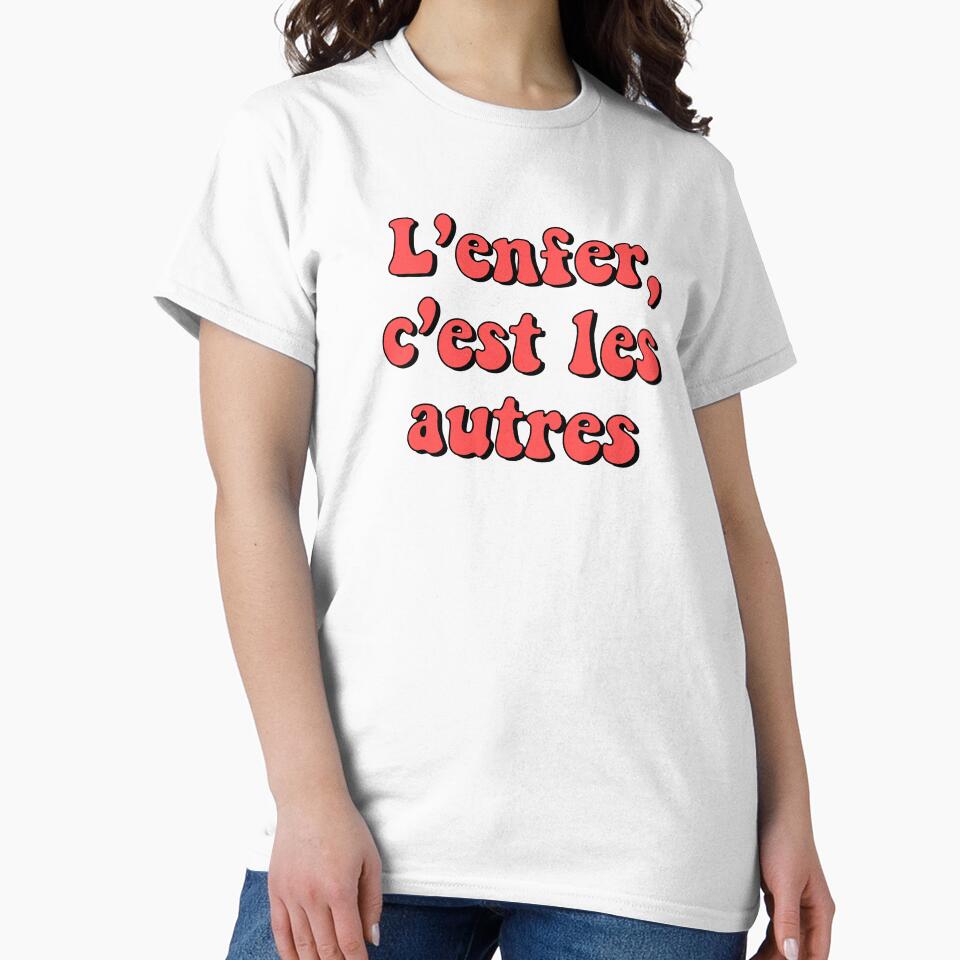 Hell is other people Jean Paul Sartre French quote by Bookup