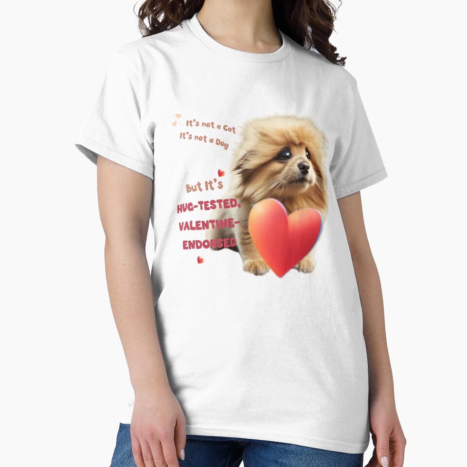 For Valentine Cat Funny For Valentine Dog Funny For Lovely Valentine by MatthewViews T-Shirts, Hoodie, Sweatshirt (Image 2)