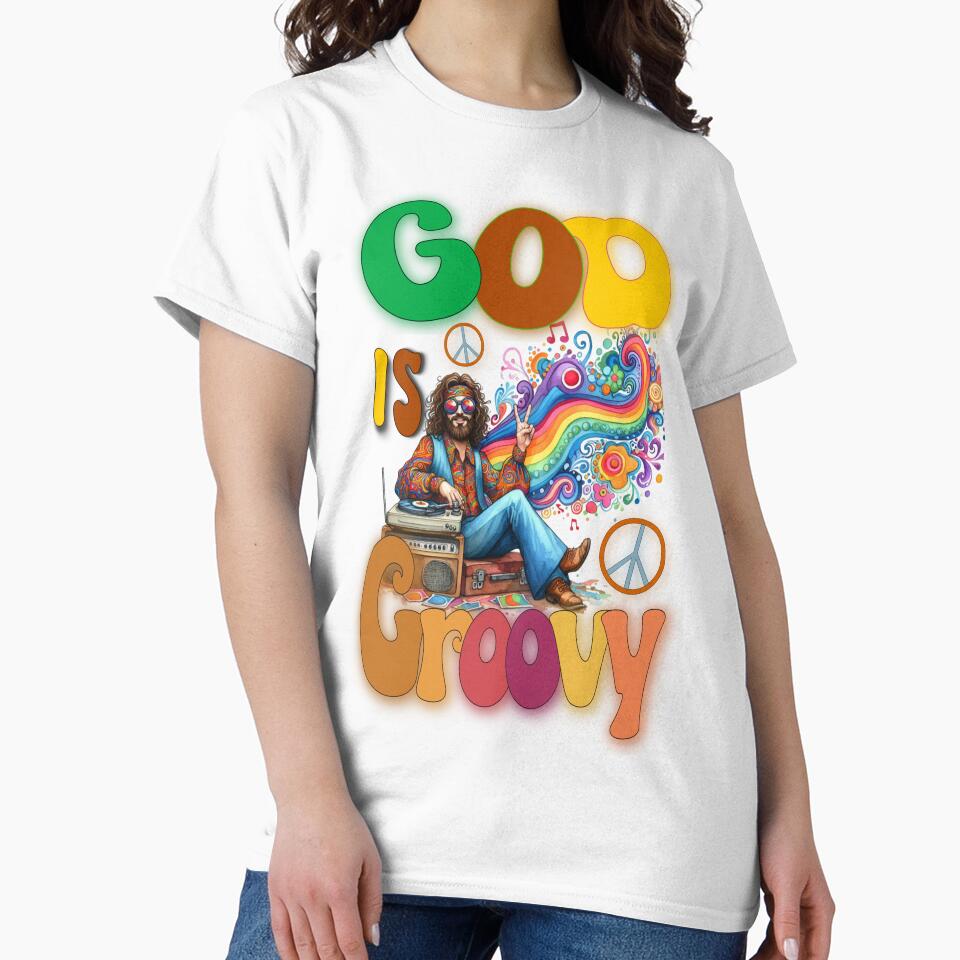 God is Groovy: Grovy Vibes by MysticOzzy T-Shirts, Hoodie, Sweatshirt | BlankRebels.com (Image 2)