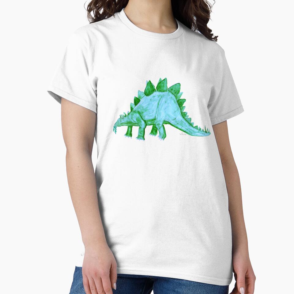 Dinosaur Stegosaurus 62918 by mandalafractal T-Shirts, Hoodie, Sweatshirt | BlankRebels.com (Image 2)