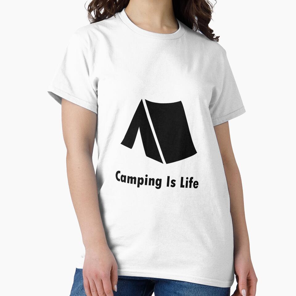 Camping Is Life! Wear by djaber1998 T-Shirts, Hoodie, Sweatshirt | BlankRebels.com (Image 2)