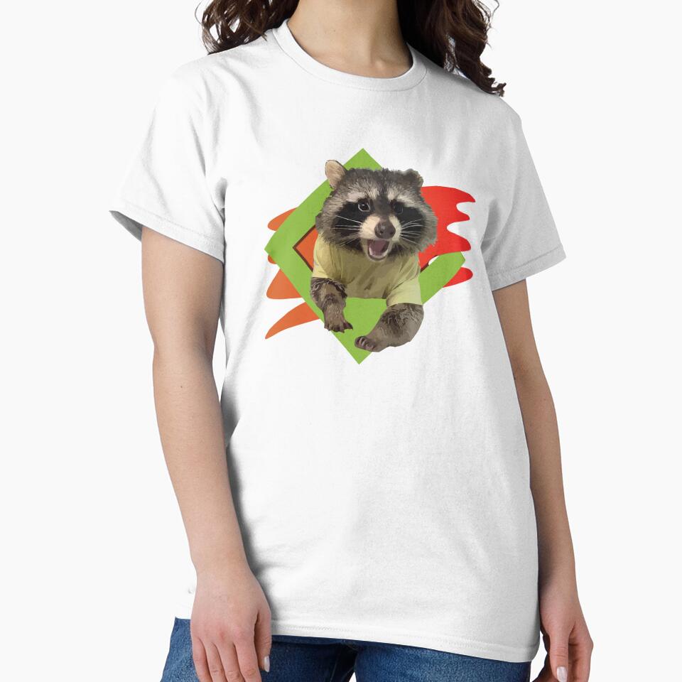 love raccoon by olosra T-Shirts, Hoodie, Sweatshirt | BlankRebels.com (Image 2)