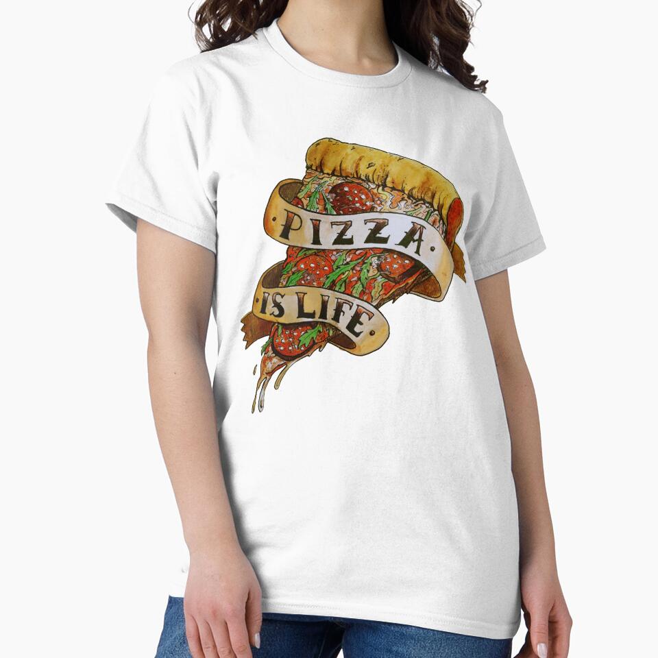 Pizza is Life by Travis Scotti T-Shirts, Hoodie, Sweatshirt | BlankRebels.com (Image 2)