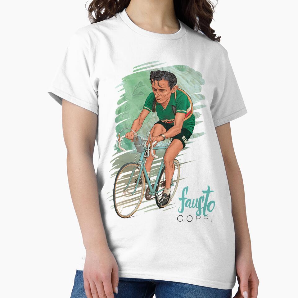 Fausto 'il Campionissimo' Coppi by cycling-legends T-Shirts, Hoodie, Sweatshirt | BlankRebels.com (Image 2)