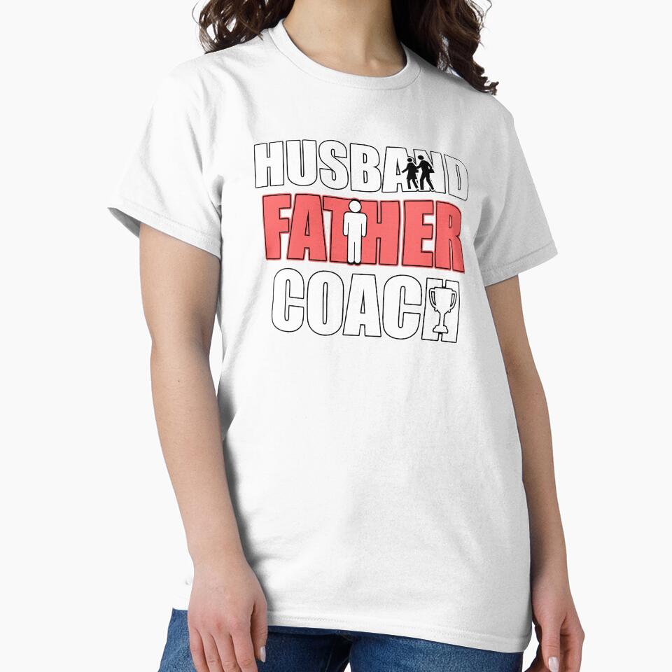 Husband Father Coach Dad Daddy Father Fathers Day by haselshirt