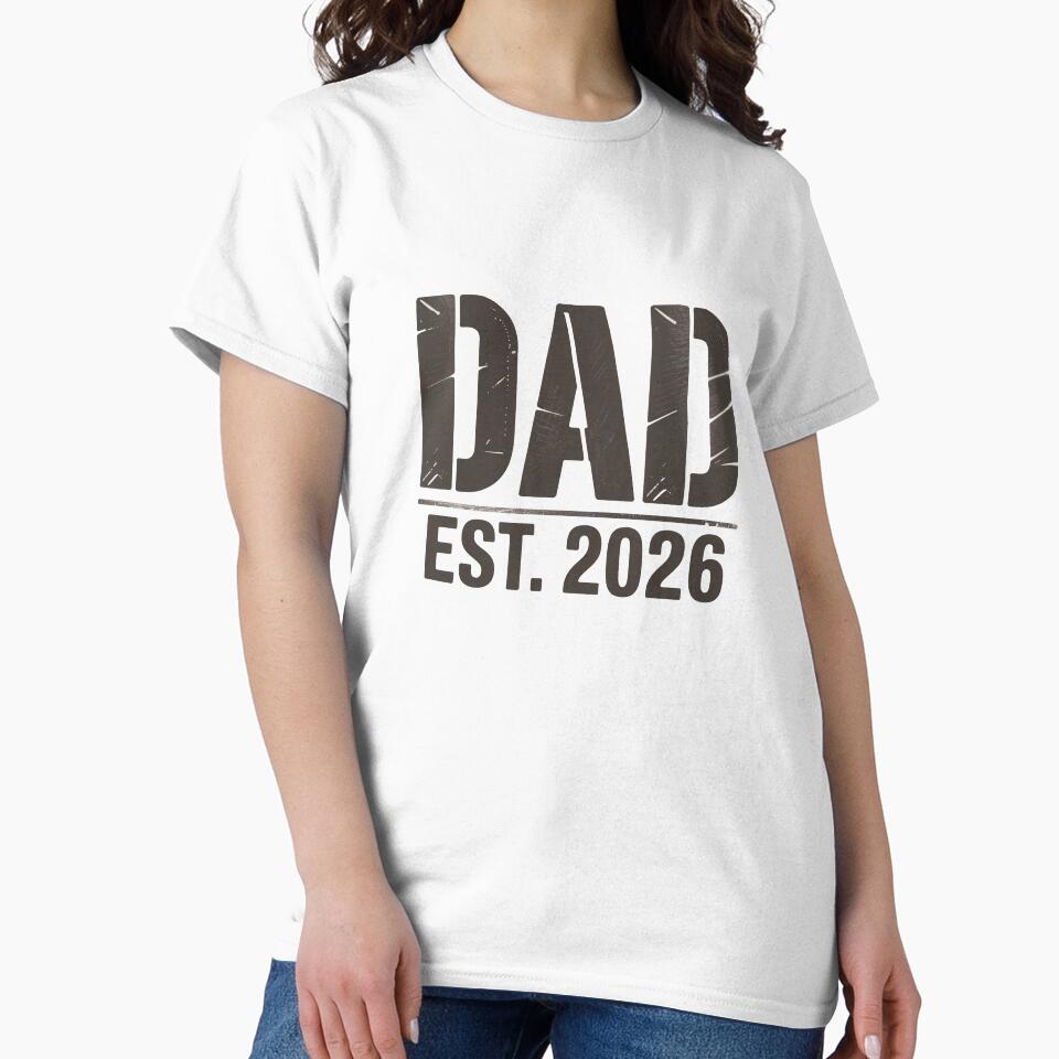 Dad est. 2026 | Father by JSArtDesign T-Shirts, Hoodie, Sweatshirt | BlankRebels.com (Image 2)