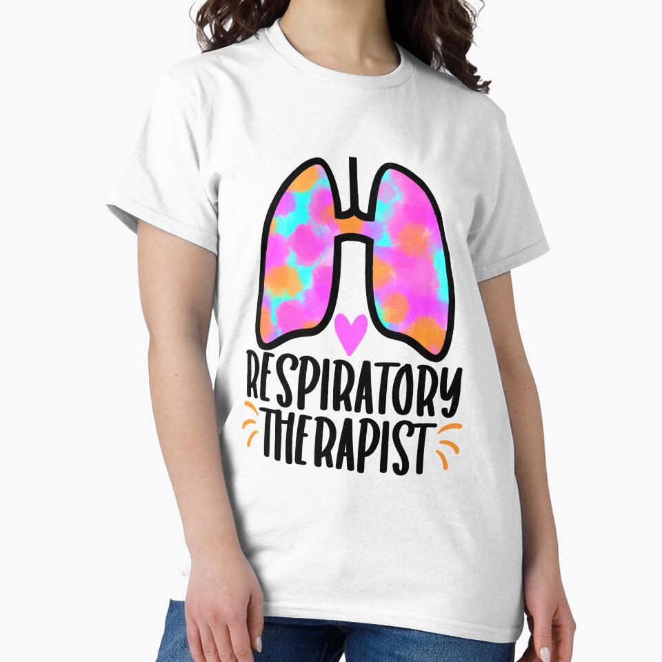 Cute respiratory therapist therapy rt job lung gift by tiffanator606 T-Shirts, Hoodie, Sweatshirt | BlankRebels.com (Image 2)
