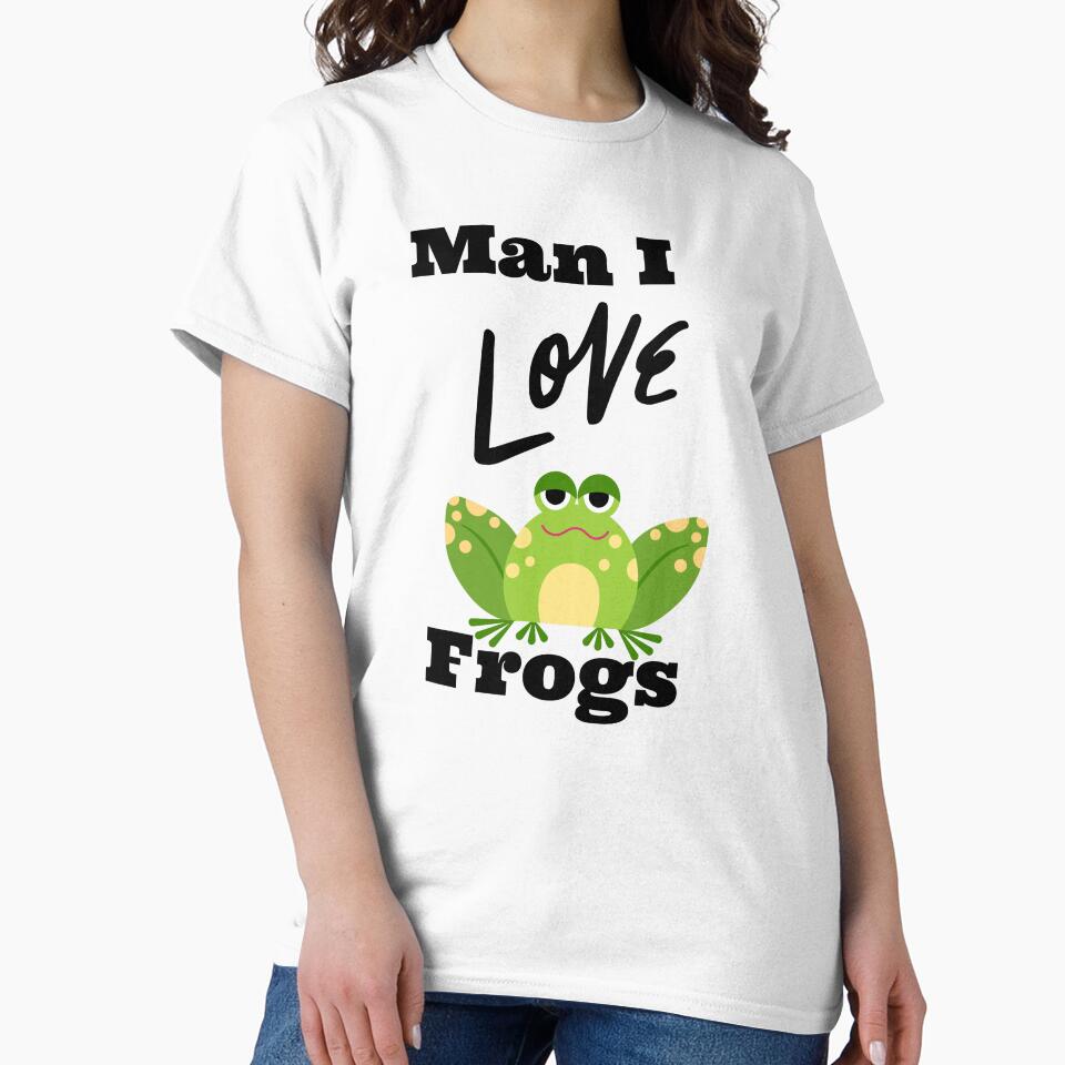 Man ilove frogs by Aminesnip T-Shirts, Hoodie, Sweatshirt | BlankRebels.com (Image 2)