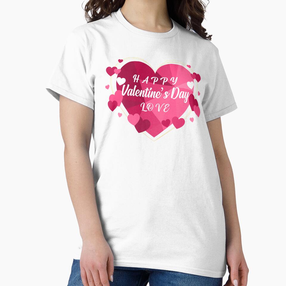 happy valentine day love design love tshirts love and heart design by tshirtsdesign9 Hoodie, Sweatshirt (Image 2)