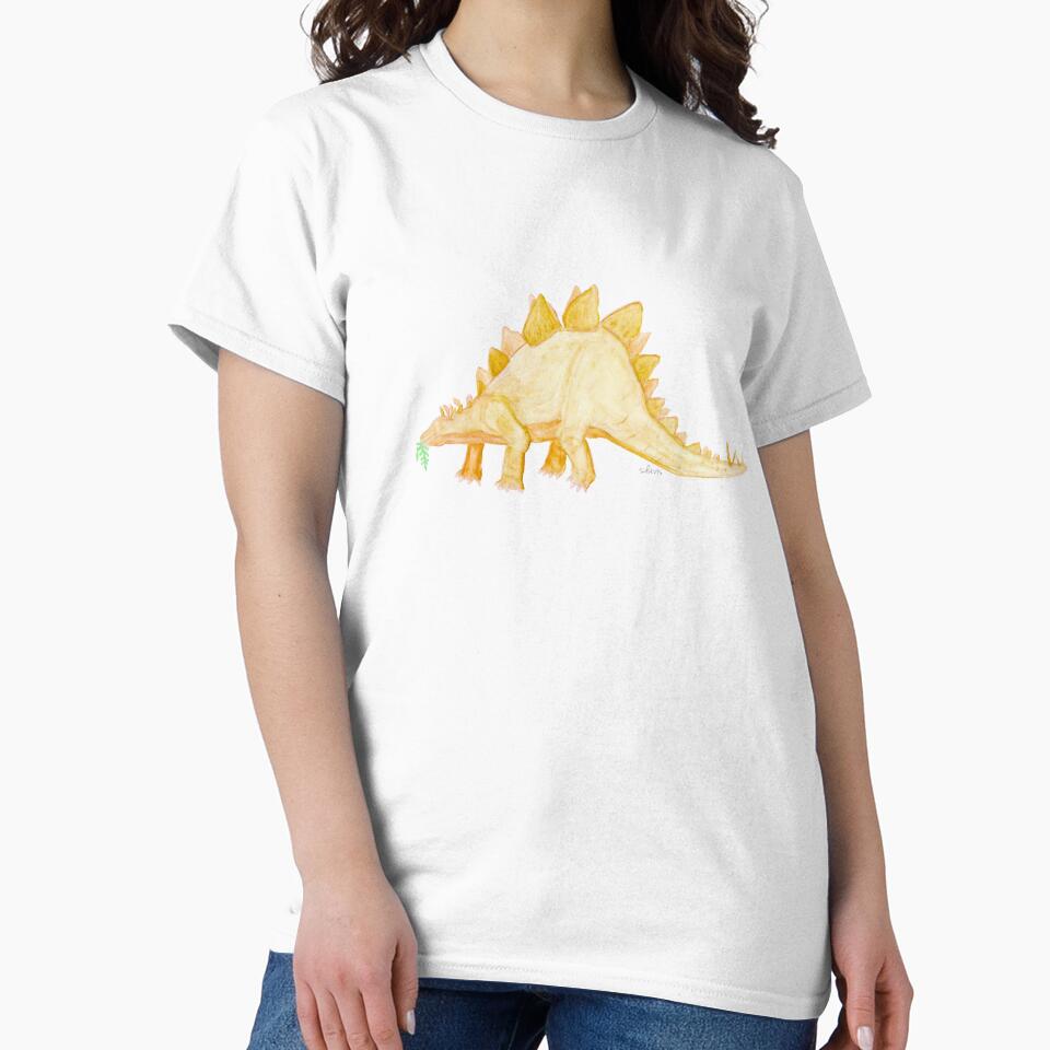 Dinosaur Stegosaurus 62718 by mandalafractal T-Shirts, Hoodie, Sweatshirt | BlankRebels.com (Image 2)