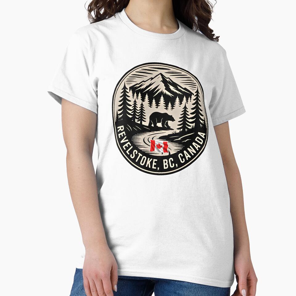 Revelstoke, British Columbia, Canada V9 by EvergreenPark - Tee Studio Hoodie, Sweatshirt | BlankRebels.com (Image 2)