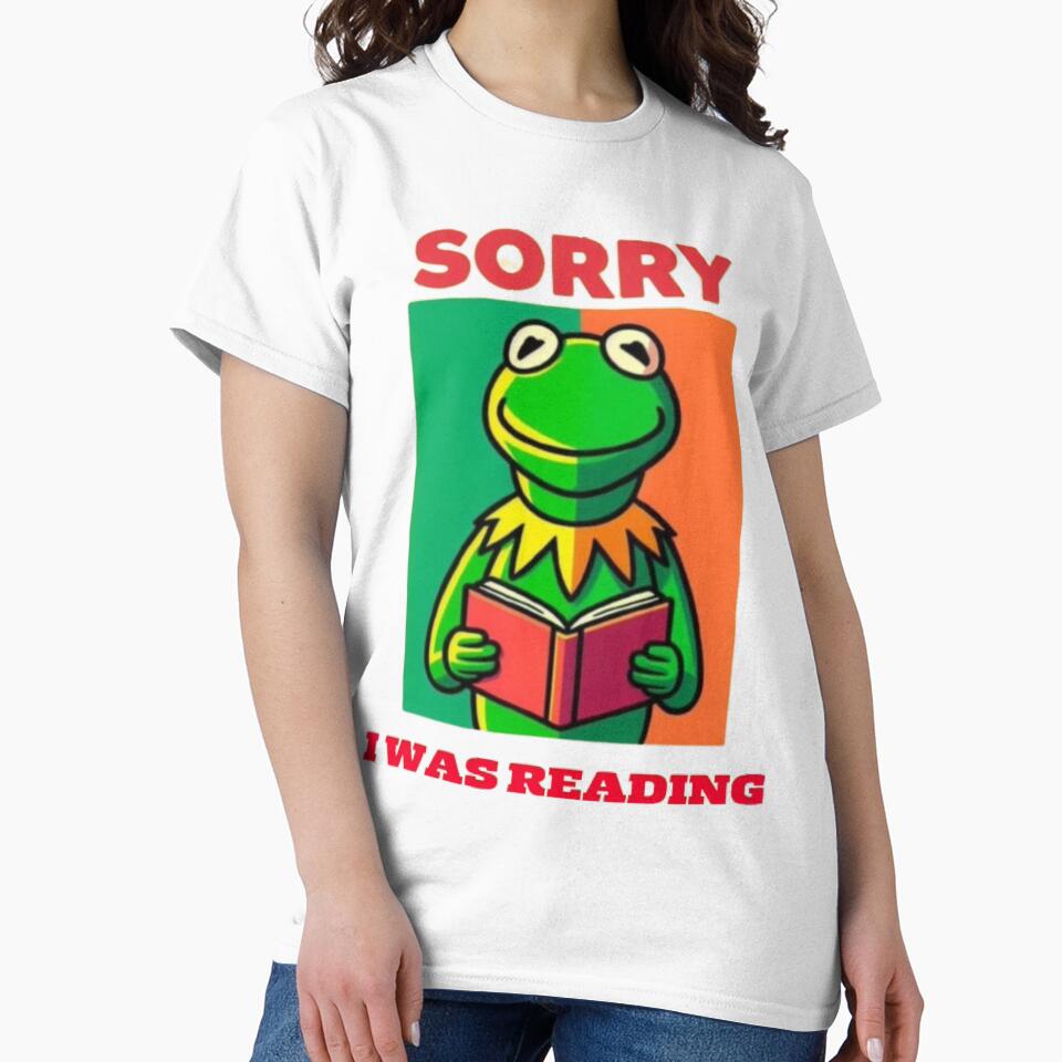 Sorry I Was Reading, kermit Love by Fictio ⭐⭐⭐⭐⭐ T-Shirts, Hoodie, Sweatshirt | BlankRebels.com (Image 2)