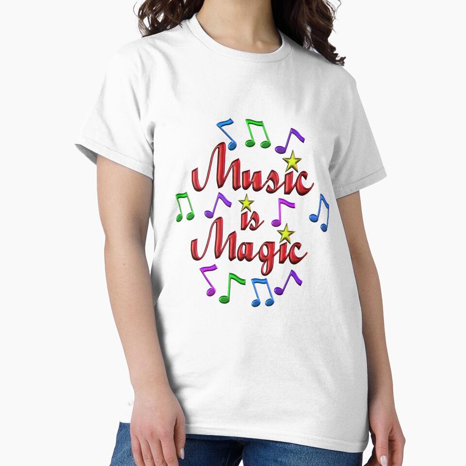 Music is Magic by CoolDoodles T-Shirts, Hoodie, Sweatshirt | BlankRebels.com (Image 2)