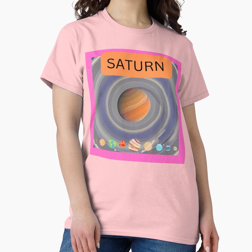 RINGED PLANET SATURN by starfishstuff T-Shirts, Hoodie, Sweatshirt | BlankRebels.com (Image 2)