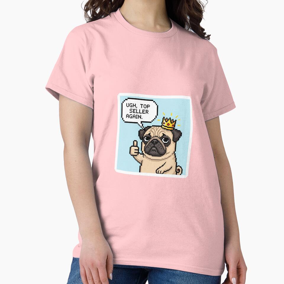 Dog Top Seller again Pixel Sticker by Nubitra T-Shirts, Hoodie, Sweatshirt | BlankRebels.com (Image 2)