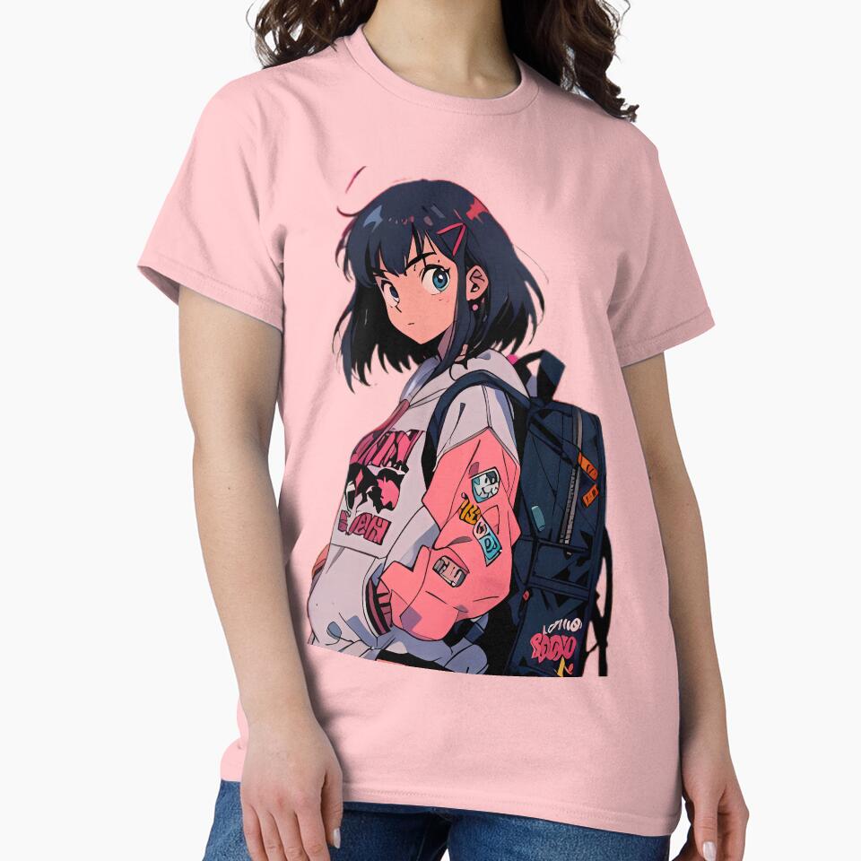 "SCHOOL'S OUT! - Retro Anime Rebel T-Shirt & Hoodie (Image 2)