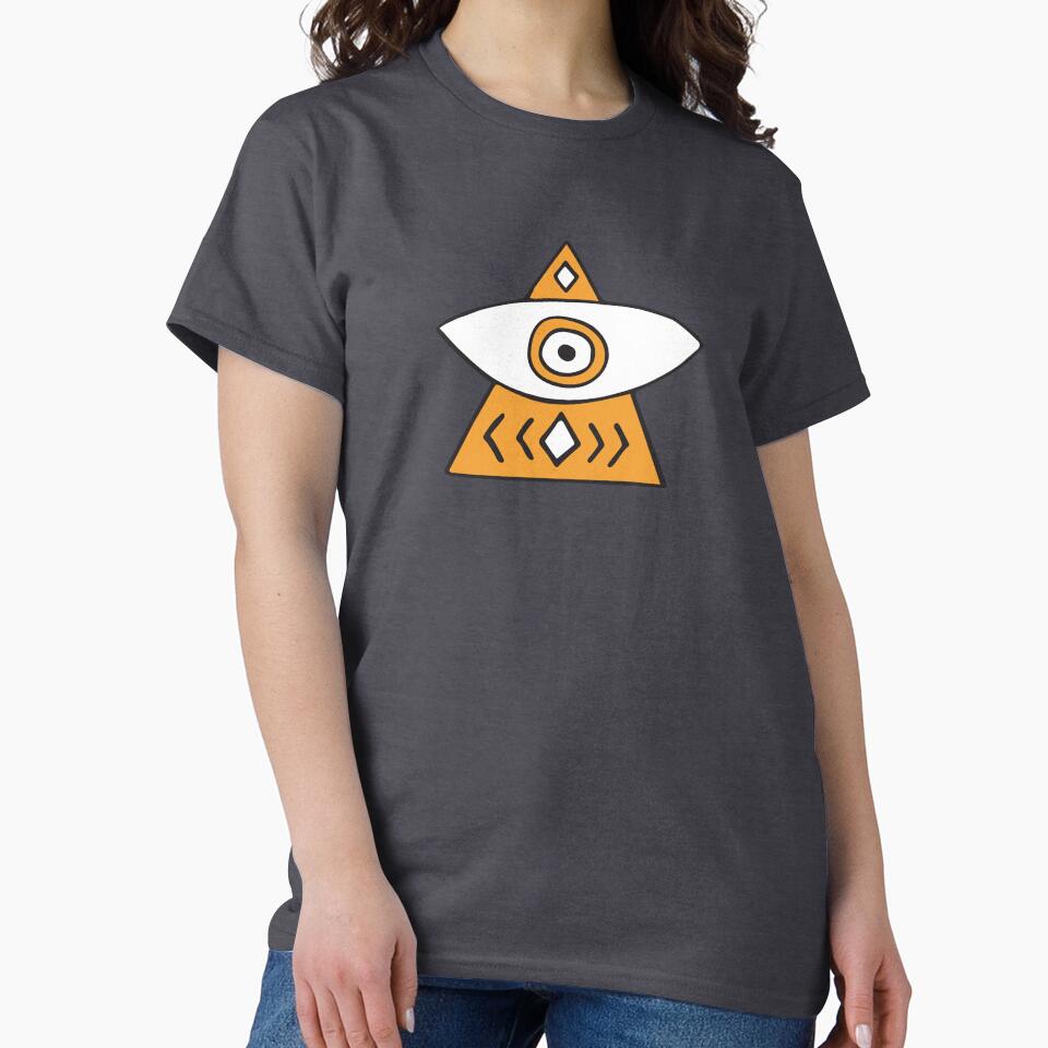 Orange Evil Eye "Happiness" by Mystikaa T-Shirts, Hoodie, Sweatshirt | BlankRebels.com (Image 2)