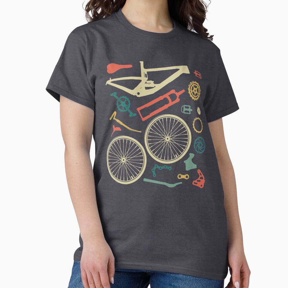 Copy of Santa Cruz Mountain bike parts by BeyondVintage T-Shirts, Hoodie, Sweatshirt | BlankRebels.com (Image 2)