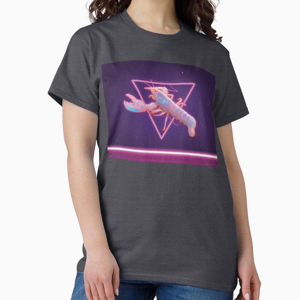 Vaporwave Lobster by HistoryAction T-Shirts, Hoodie, Sweatshirt | BlankRebels.com (Image 2)