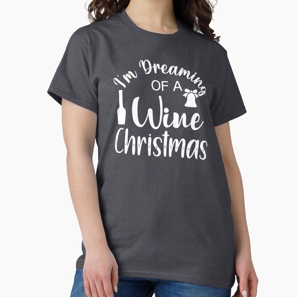 I'm Dreaming Of a Wine Christmas by minimalconcept T-Shirts, Hoodie, Sweatshirt | BlankRebels.com (Image 2)