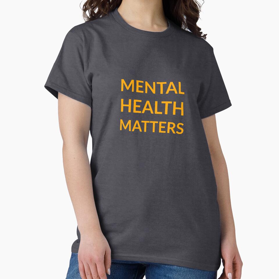 MENTAL HEALTH MATTERS (yellow text) by Inspirationmotivation T-Shirts, Hoodie, Sweatshirt | BlankRebels.com (Image 2)