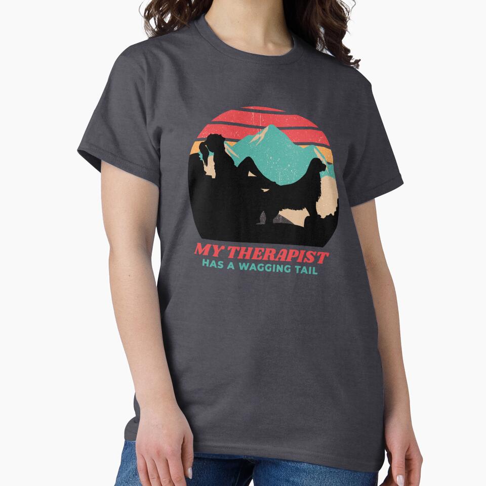 My Therapist Has Wagging Tail Golden Retriever Gift by Guarddogdrive T-Shirts, Hoodie, Sweatshirt | BlankRebels.com (Image 2)