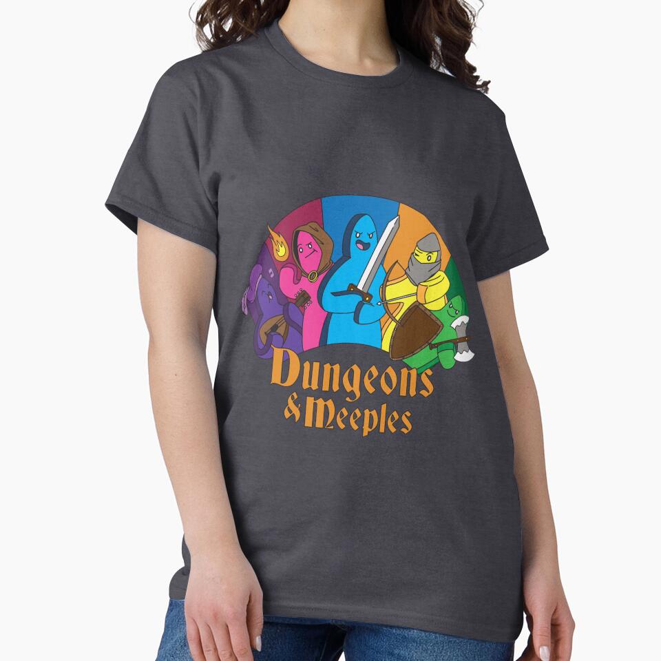 Dungeons and Meeples by girlsgetgadgets T-Shirts, Hoodie, Sweatshirt | BlankRebels.com (Image 2)