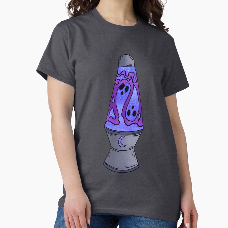 Glittery Ghost Lava Lamp by WrensDgtDesigns T-Shirts, Hoodie, Sweatshirt | BlankRebels.com (Image 2)