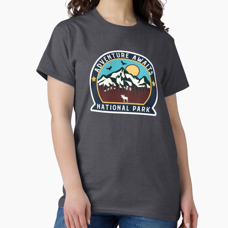 Adventure Awaits National Park-vintage by Road-tees Hoodie, Sweatshirt | BlankRebels.com (Image 2)