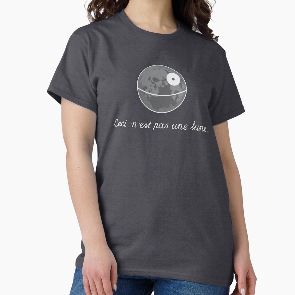 Ceci n'est pas une lune. by Art by s2ray T-Shirts, Hoodie, Sweatshirt | BlankRebels.com (Image 2)