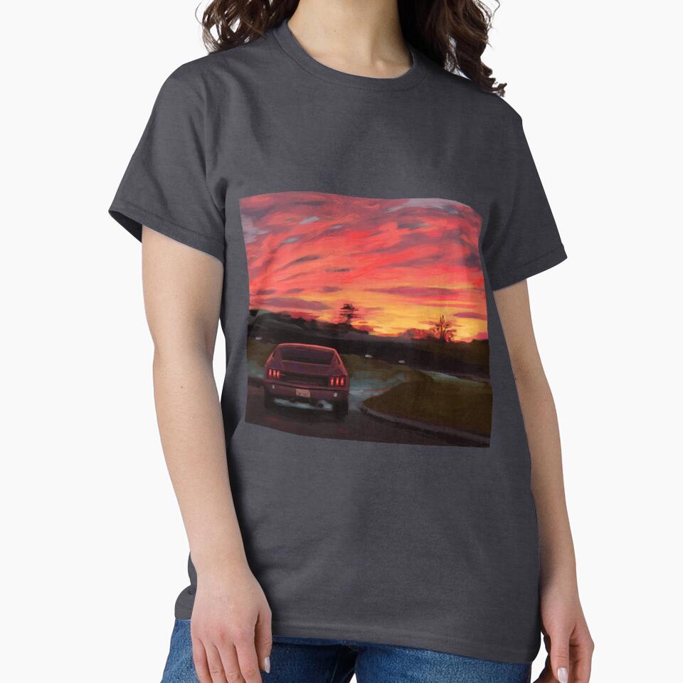 car sunup paint design by shardana13 T-Shirts, Hoodie, Sweatshirt | BlankRebels.com (Image 2)