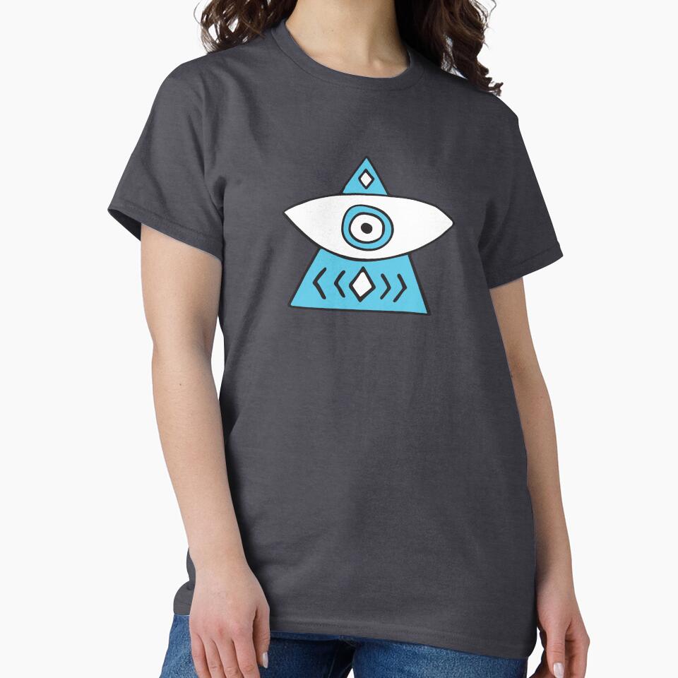 Light Blue Evil Eye "Peace" by Mystikaa T-Shirts, Hoodie, Sweatshirt | BlankRebels.com (Image 2)