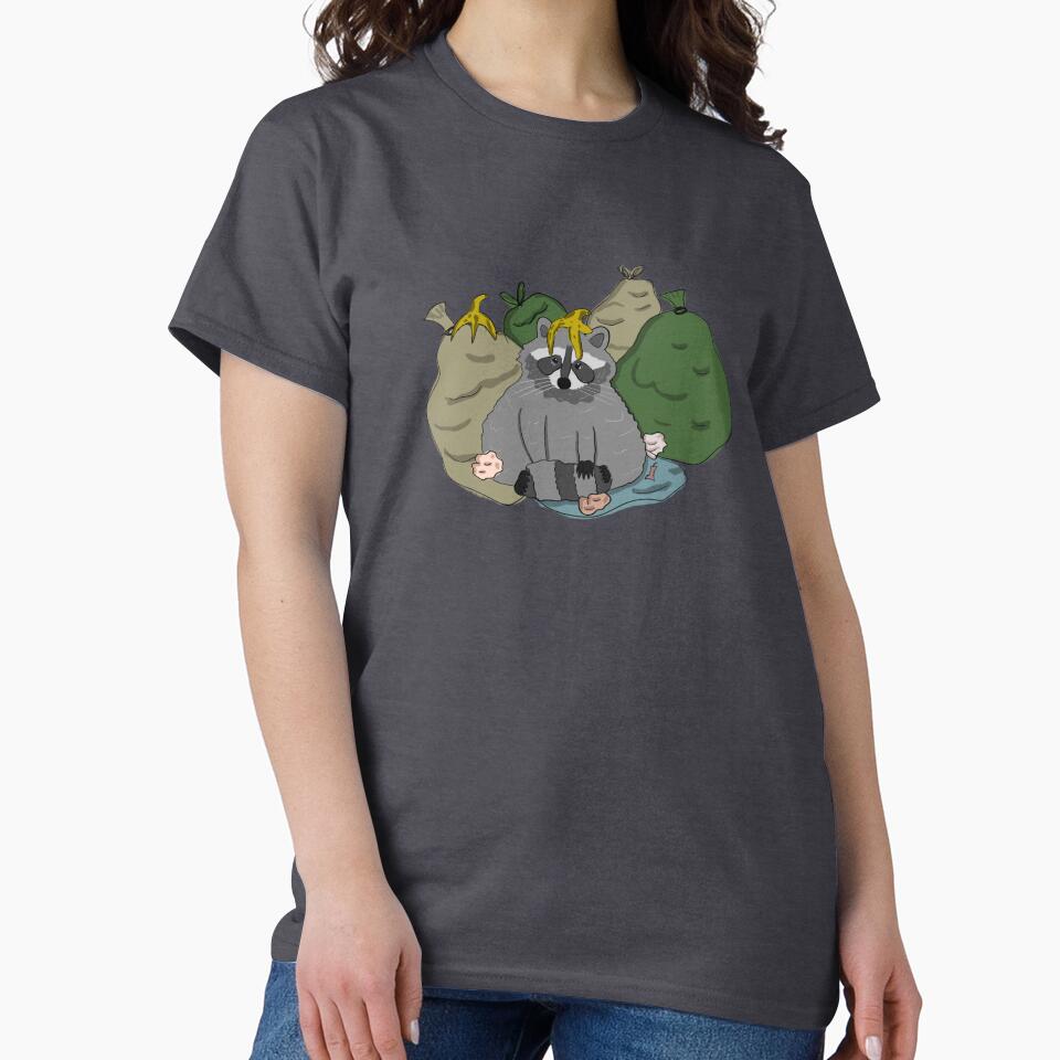 Cute Raccoon Trash by hdport T-Shirts, Hoodie, Sweatshirt | BlankRebels.com (Image 2)