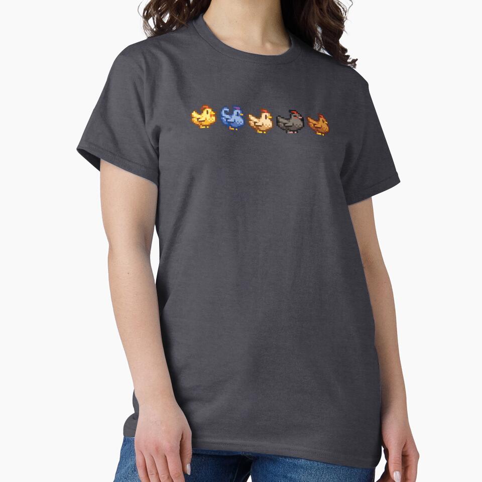 Stardew Valley Chickens by chipmuckdesignn