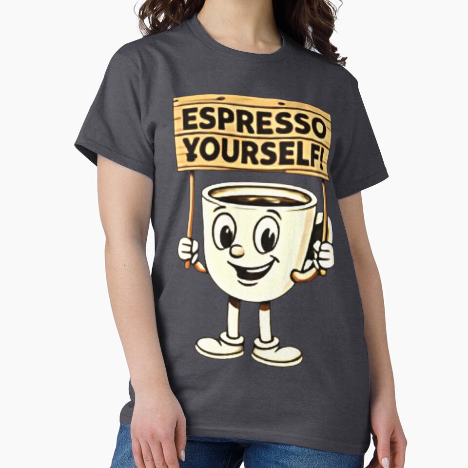 "Espresso Yourself: A Brew-tifully Bold Statement!" by Mahe Jabeen T-Shirts, Hoodie, Sweatshirt | BlankRebels.com (Image 2)