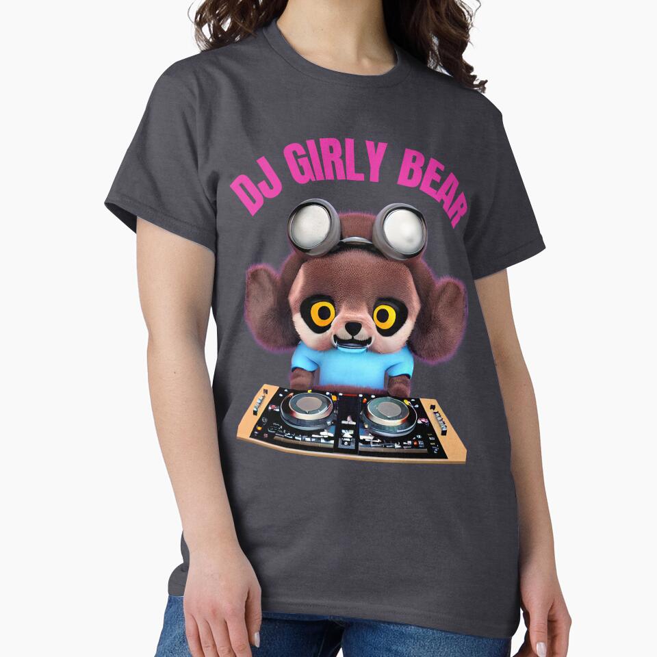 DJ Girly Bear by Rell1970 T-Shirts, Hoodie, Sweatshirt | BlankRebels.com (Image 2)