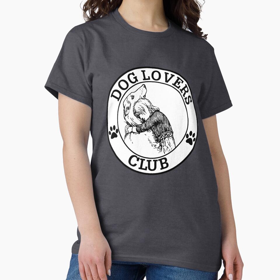 Dog Lovers Club Pet Pet Lovers White Background T-Shirts, Hoodie, Sweatshirt