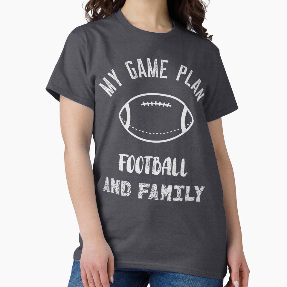 My Game Plan, Football And Family by SuperstyleTees T-Shirts, Hoodie, Sweatshirt | BlankRebels.com (Image 2)
