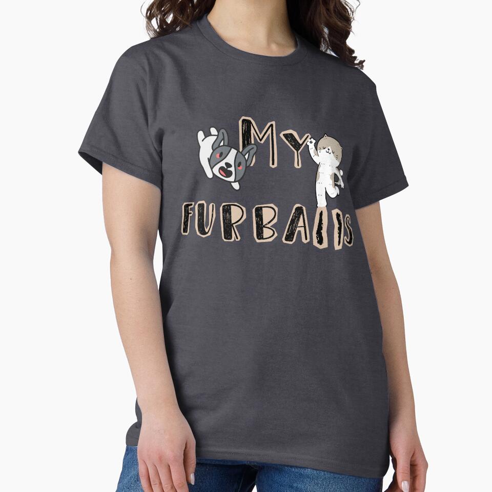 My Furballs Cute Dog and Cat Lover Design | My Pet Shirt by HOUSE OF TIST Hoodie, Sweatshirt | BlankRebels.com (Image 2)