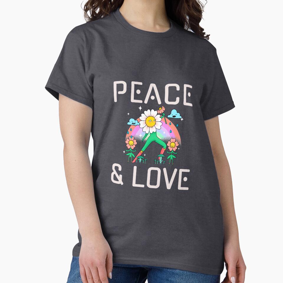 Peace & Love by Mothered-Nature T-Shirts, Hoodie, Sweatshirt | BlankRebels.com (Image 2)
