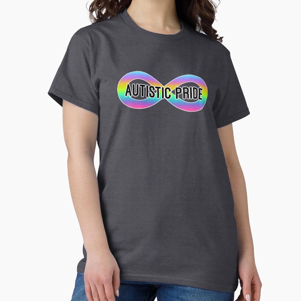 Autistic Pride Rainbow Infinity by cr33pyki77y T-Shirts, Hoodie, Sweatshirt | BlankRebels.com (Image 2)