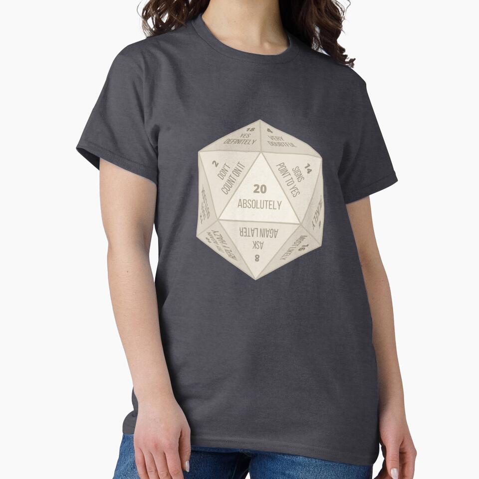Magic D20 Ball Natural 20 by ElegantTangent T-Shirts, Hoodie, Sweatshirt | BlankRebels.com (Image 2)