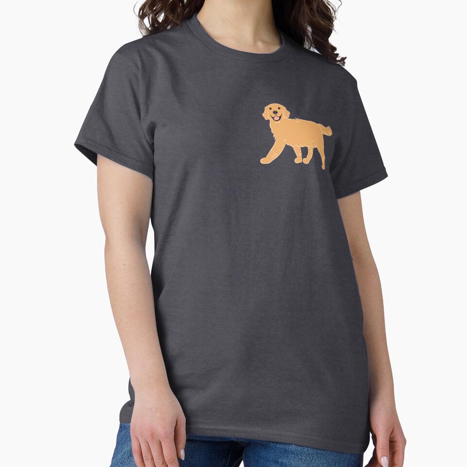 Cute Golden Retriever by Lulupainting T-Shirts, Hoodie, Sweatshirt | BlankRebels.com (Image 2)