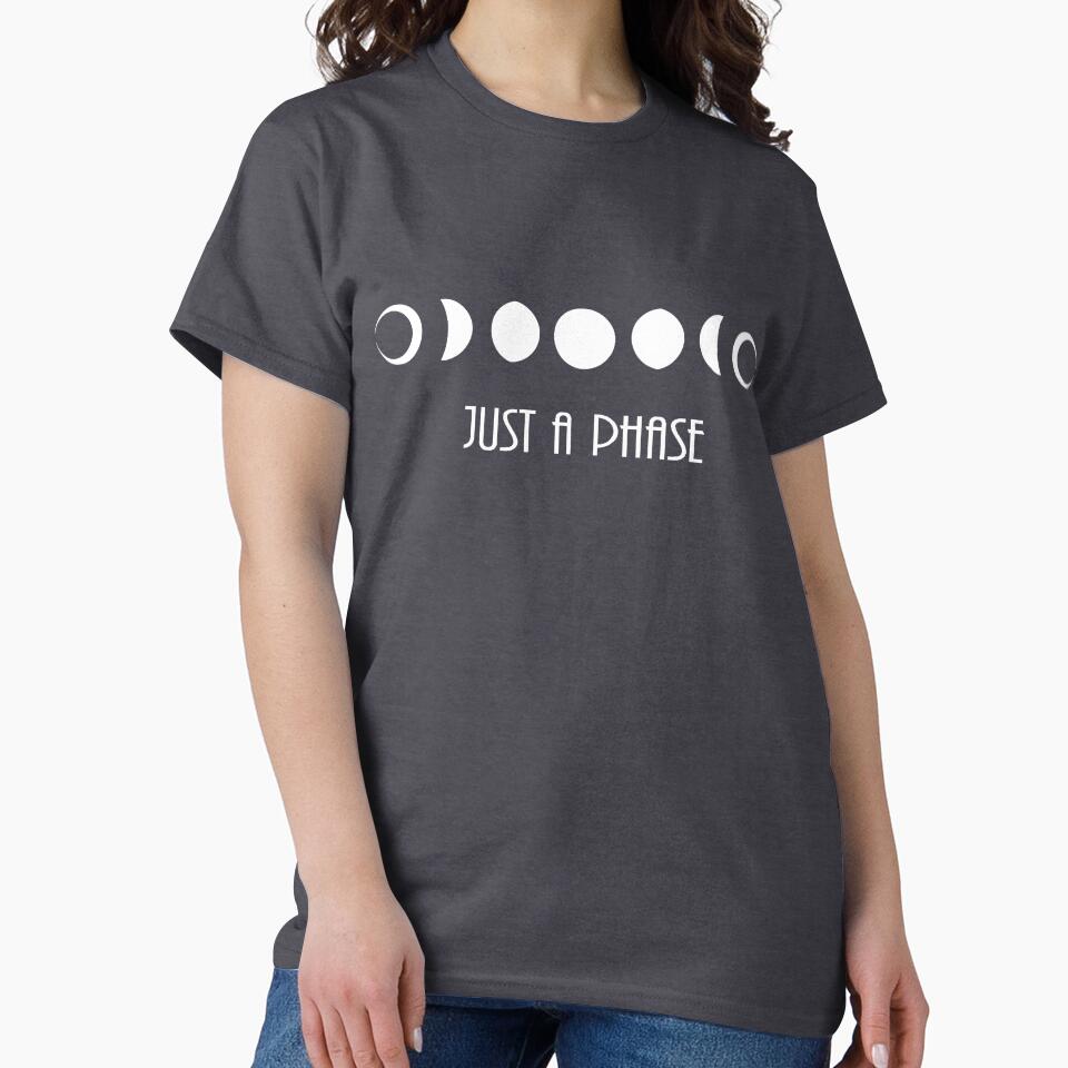 "Just a phase" moon phases by Mimzy Whimzy T-Shirts, Hoodie, Sweatshirt | BlankRebels.com (Image 2)
