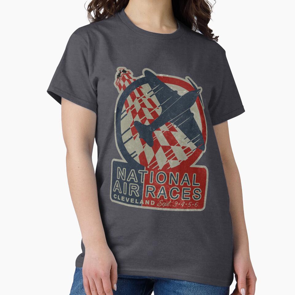 National Air Races Vintage Airplane Racing Design by RealPilotDesign
